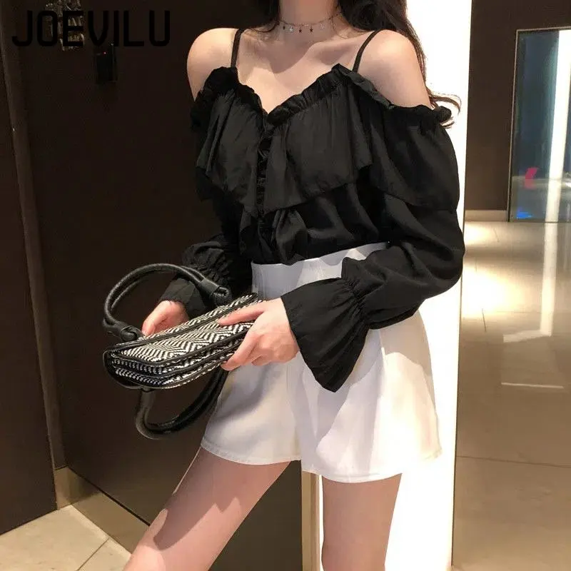Korean Lifestyle - Fairy Chiffon Shirt Korean V Neck