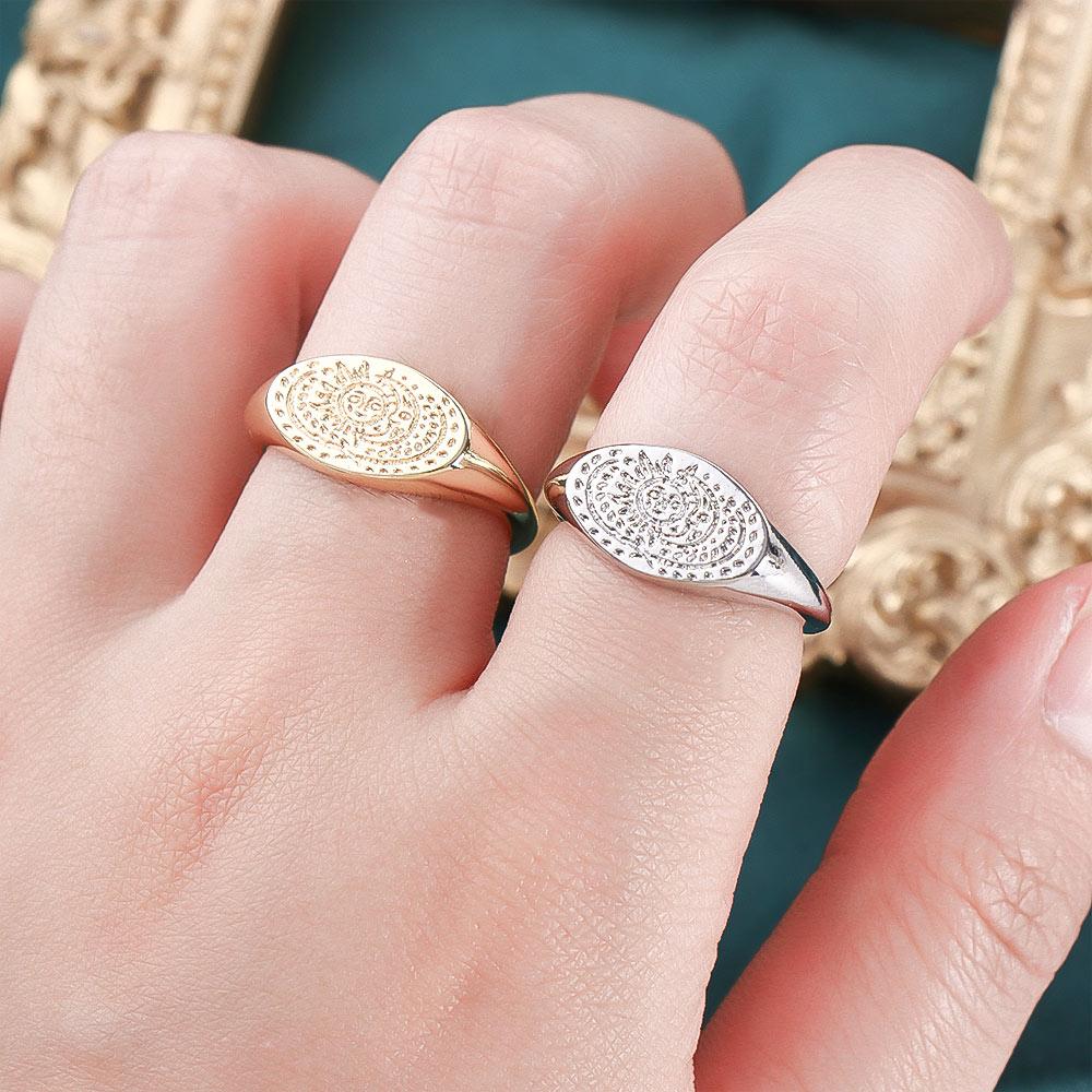 Minimalist Sun Moon Pattern Ri - Korean Women Lifestyle review and price