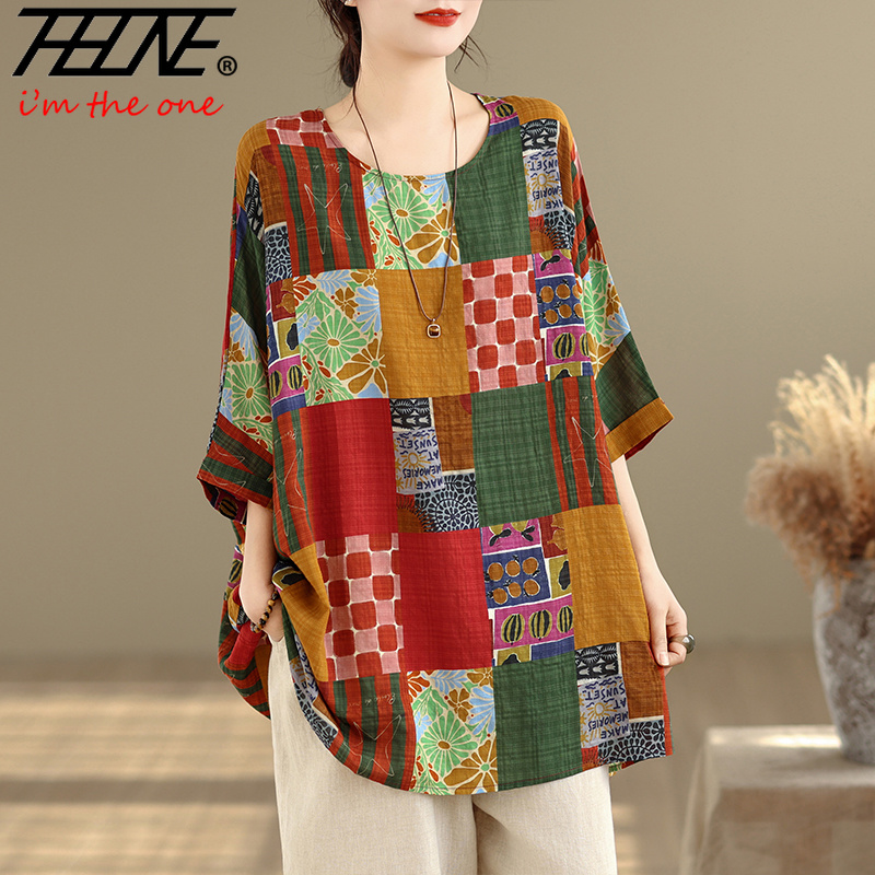 THHONE Women Shirts Print Loos - Korean Lifestyle review and price