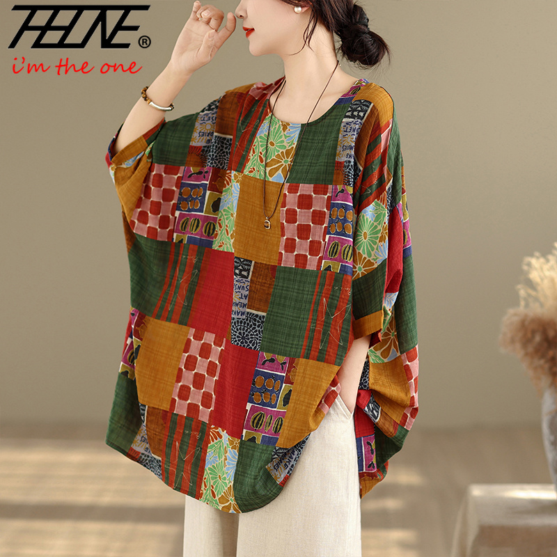 THHONE Women Shirts Print Loos - Korean Lifestyle review and price