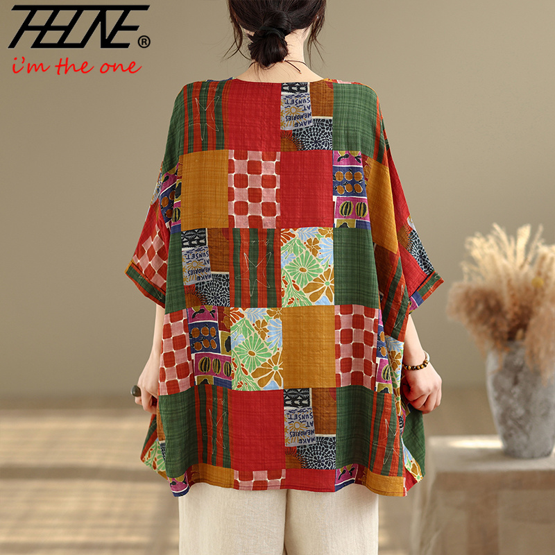 THHONE Women Shirts Print Loos - Korean Lifestyle review and price