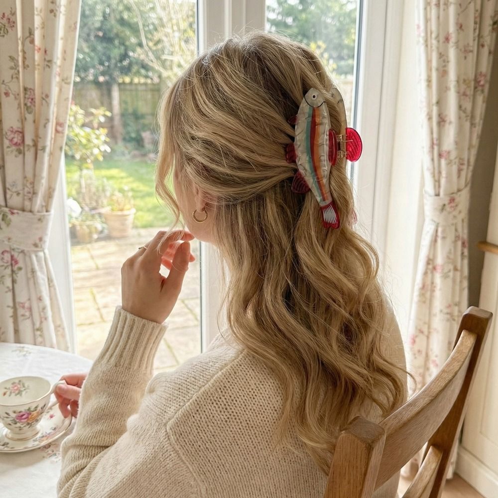 Hairpin Ocean Animal Hair Claw - Korean Women Lifestyle review and price