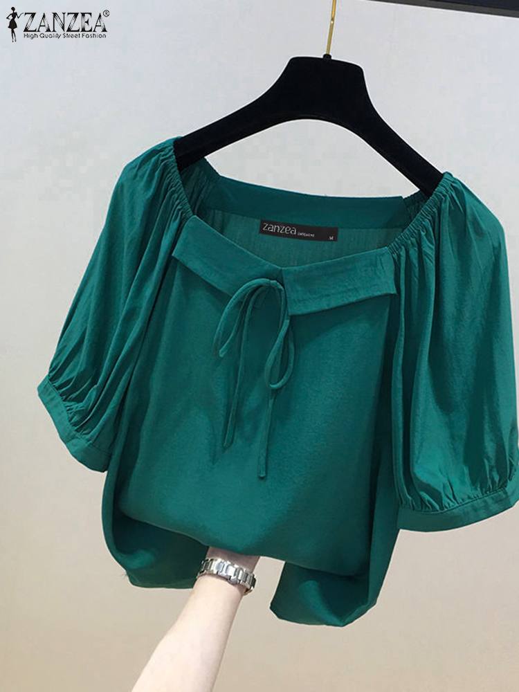 ZANZEA Korean Style Solid Blou - Korean Lifestyle review and price