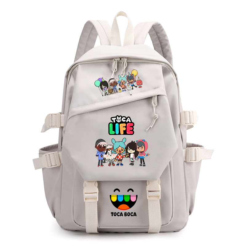 Toca Life World Print Backpack - Korean Women Lifestyle review and price