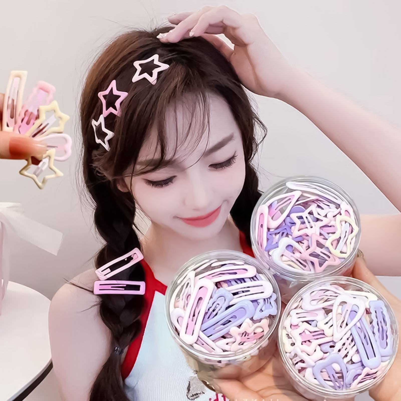 3PCS Sweet Style Headwear Pins - Korean Women Lifestyle review and price