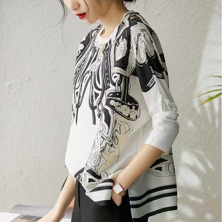 Simulated Silk Top with Drapin - Korean Lifestyle review and price