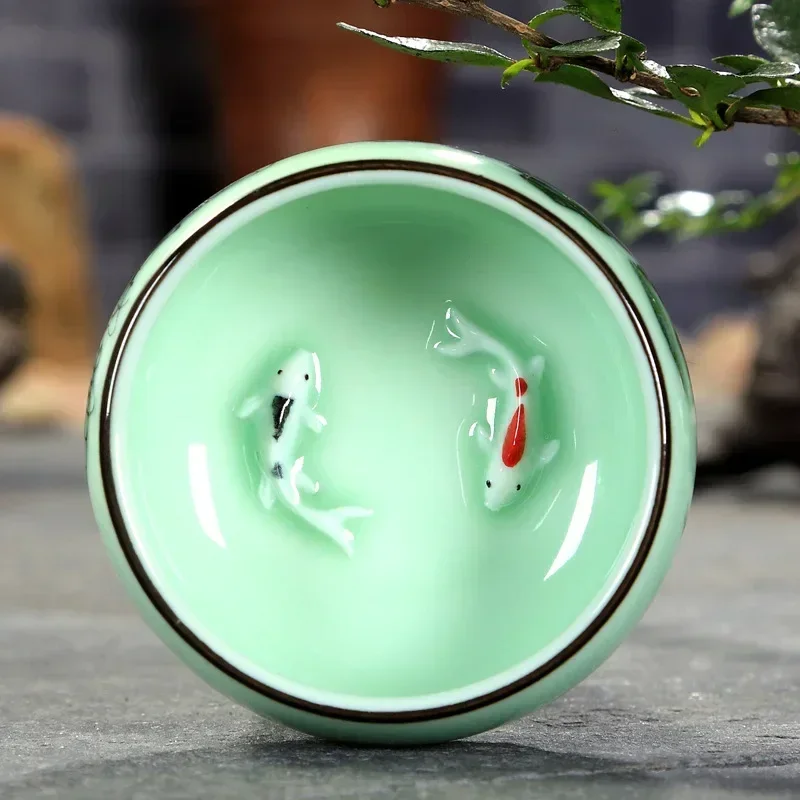 Tea Cup Ceramic  1PC Celadon H - Celadon Ceramic Cup review and price
